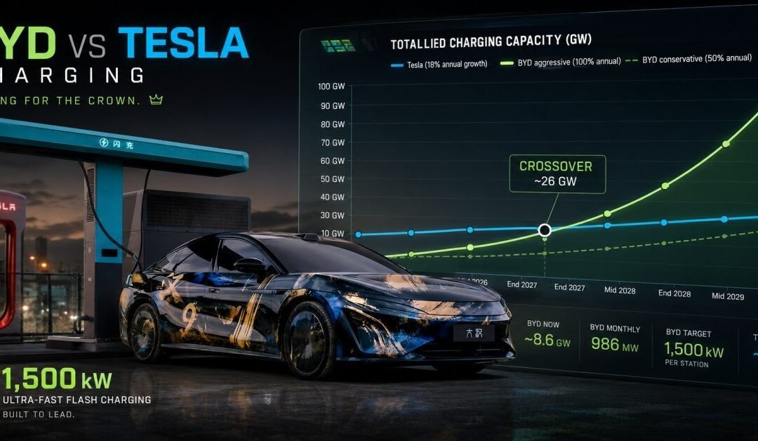 BYD Flash Charging Takes Aim at Tesla Superchargers