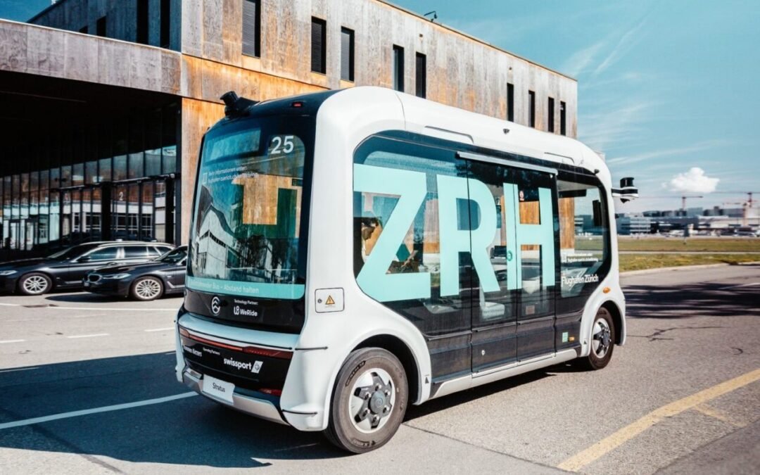 Driverless EV Shuttles Take Off at Zürich Airport